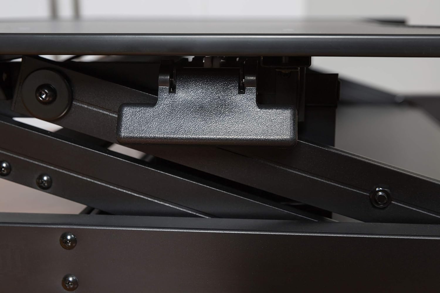 Lorell Adjustable Desk/Monitor Riser, Black
