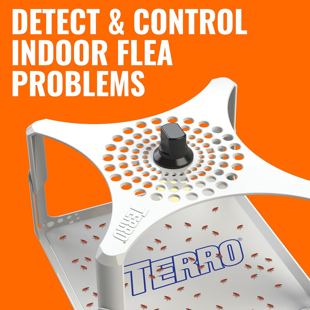 Terro T230 Indoor Electric Flea Trap and Killer - Refillable Flea Traps for Inside Your Home (Pack of 6)