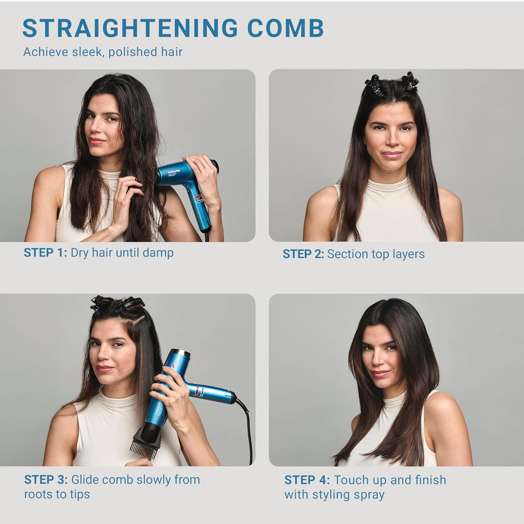 BaBylissPRO® Nano Titanium™ Professional Italian High-Speed Falco Hair Dryer - 2000 watts and Ionic