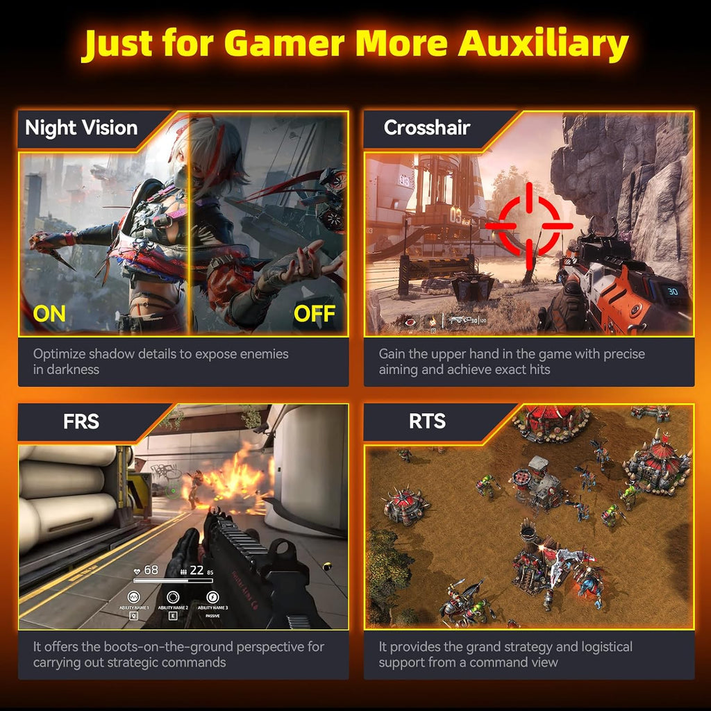 34 Inch Ultrawide Gaming Monitor - 21:9 WQHD 3440 x 1440 R1500 Curved Computer Monitor for Gamer, 180Hz,1ms, AMD FreeSync, PIP/PBP, Crosshair, TÜV Eye Care, HDMI 2.0 & DP1.4, Tilt/Height/Swivel Stand
