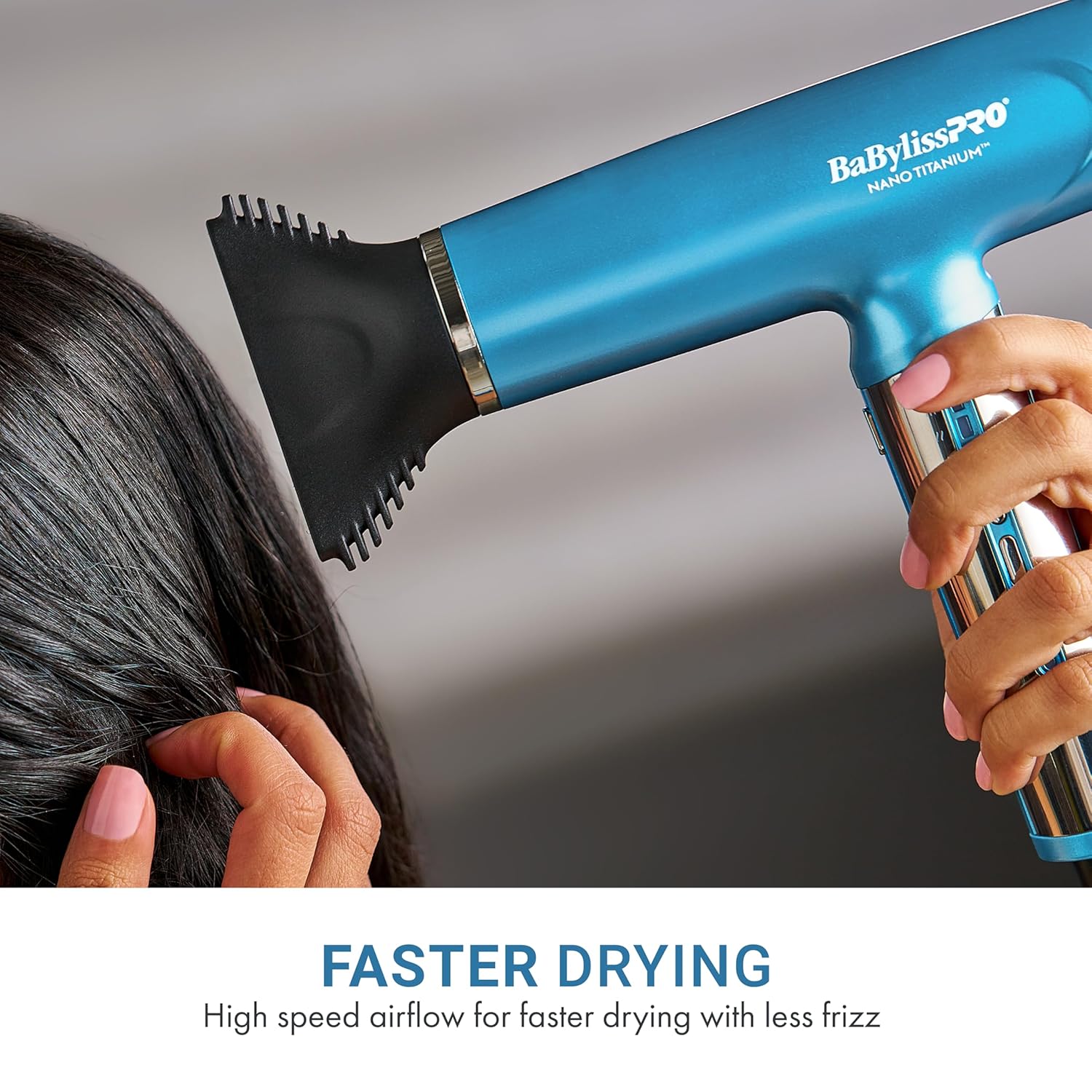BaBylissPRO Nano Titanium Professional Nano Light Ionic Dual-Voltage Lightweight Hair Dryer