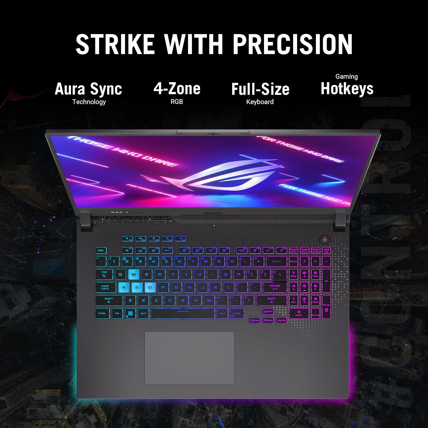 ASUS ROG Strix G17 (2023) Gaming Laptop, 17.3â€ QHD 240Hz, GeForce RTX 4070, AMD Ryzen 9 7945HX, 16GB DDR5, 1TB PCIe SSD, Wi-Fi 6E, Windows 11, G713PI-DS94 Eclipse Gray
