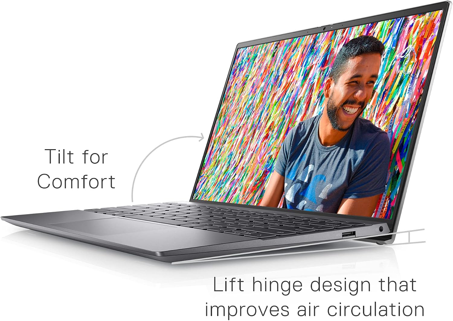 Dell Inspiron 13 5310, 13.3 inch QHD (Quad High Definition) Laptop - Thin and Light Intel Core i7-11370H, 16GB DDR4 RAM, 512GB SSD, NVIDIA GeForce MX450, Dell Services - Windows 10 Home