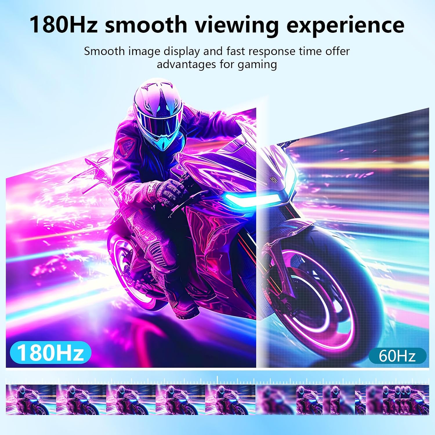 23.8' Large Portable Monitor, 2.5K QHD 180Hz Laptop Screen Extender, 150% RGB 178° IPS, Speakers & USB Hub for Office/Gaming with Kickstand, Travel Monitor for Laptop/PC/Mac/Xbox, VESA USB-C & HDMI