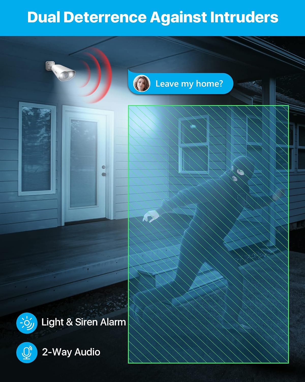 ZOSI 4PK 4K 8MP PoE Security IP Camera with Ethernet Cables Bullet PoE Camera Outdoor with Starlight Night Vision,Motion Detection,Smart Light Alarm,IP66 Weatherproof, Only Work with ZOSI 4K PoE NVR