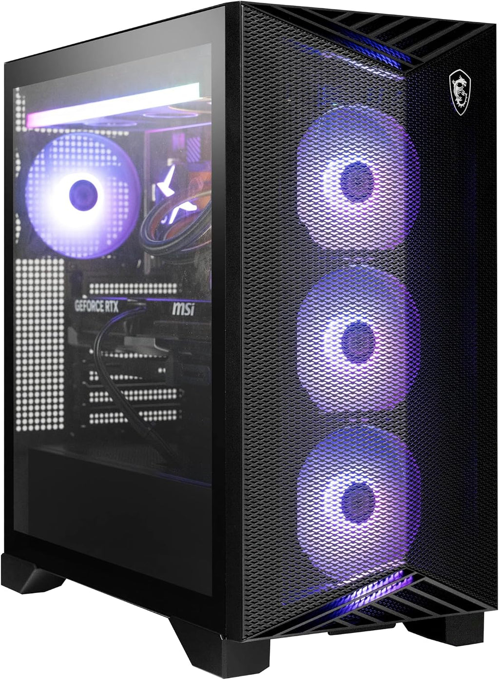msi Aegis ZS2 Gaming Desktop: AMD R7-9700X, Geforce RTX 5070, 32GB DDR5, 2TB M.2 NVMe SSD, Liquid Cooling, Wi-Fi 6E, VR-Ready, Window 11 Home: C9NVP-1448US