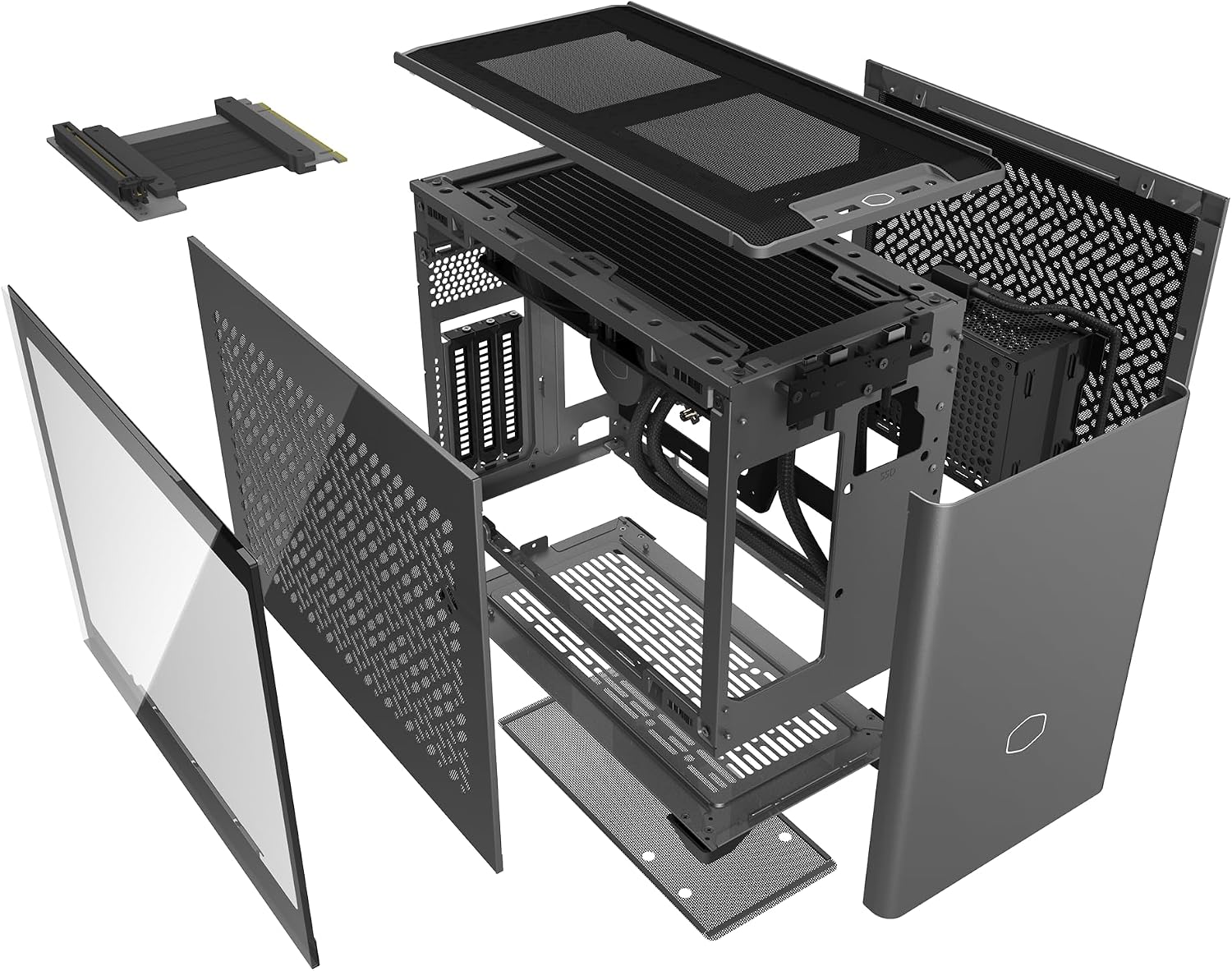 Cooler Master NR2 Pro Gaming PC – Intel Ultra 7 265F, NVIDIA GeForce RTX 5070 Ti 16GB, 32GB DDR5 6000MHz, 2TB Gen4 M.2, Windows 11, V850 SFX Gold PSU, Compact Mini ITX Desktop PC