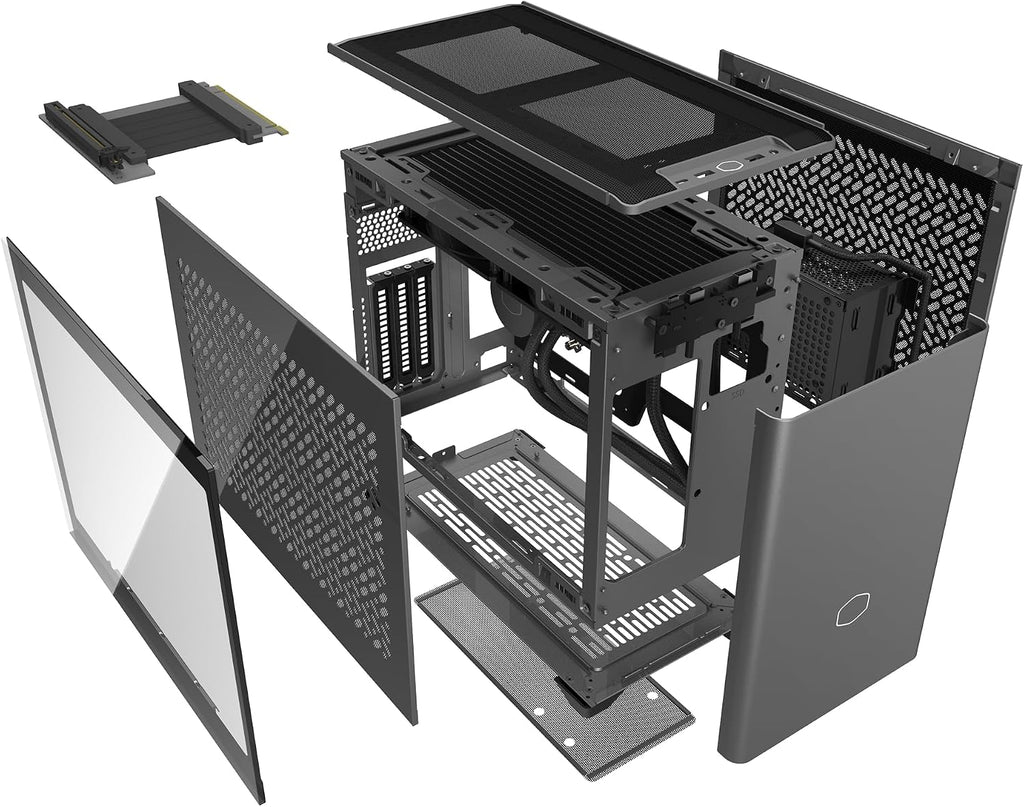 Cooler Master NR2 Pro Gaming PC – AMD RYZEN 7 9800X3D, NVIDIA GeForce RTX 5070 Ti 16GB, 32GB DDR5 6000MHz, 2TB Gen4 M.2, Windows 11, V850 SFX Gold PSU, Compact Mini ITX Desktop PC