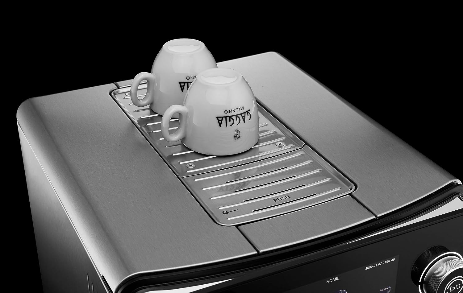 Gaggia Accademia Luxury Italian Fully Automatic Espresso Machine with 19 Customized drink settings,0.5 Liters,RI9782/46 Brushed Stainless