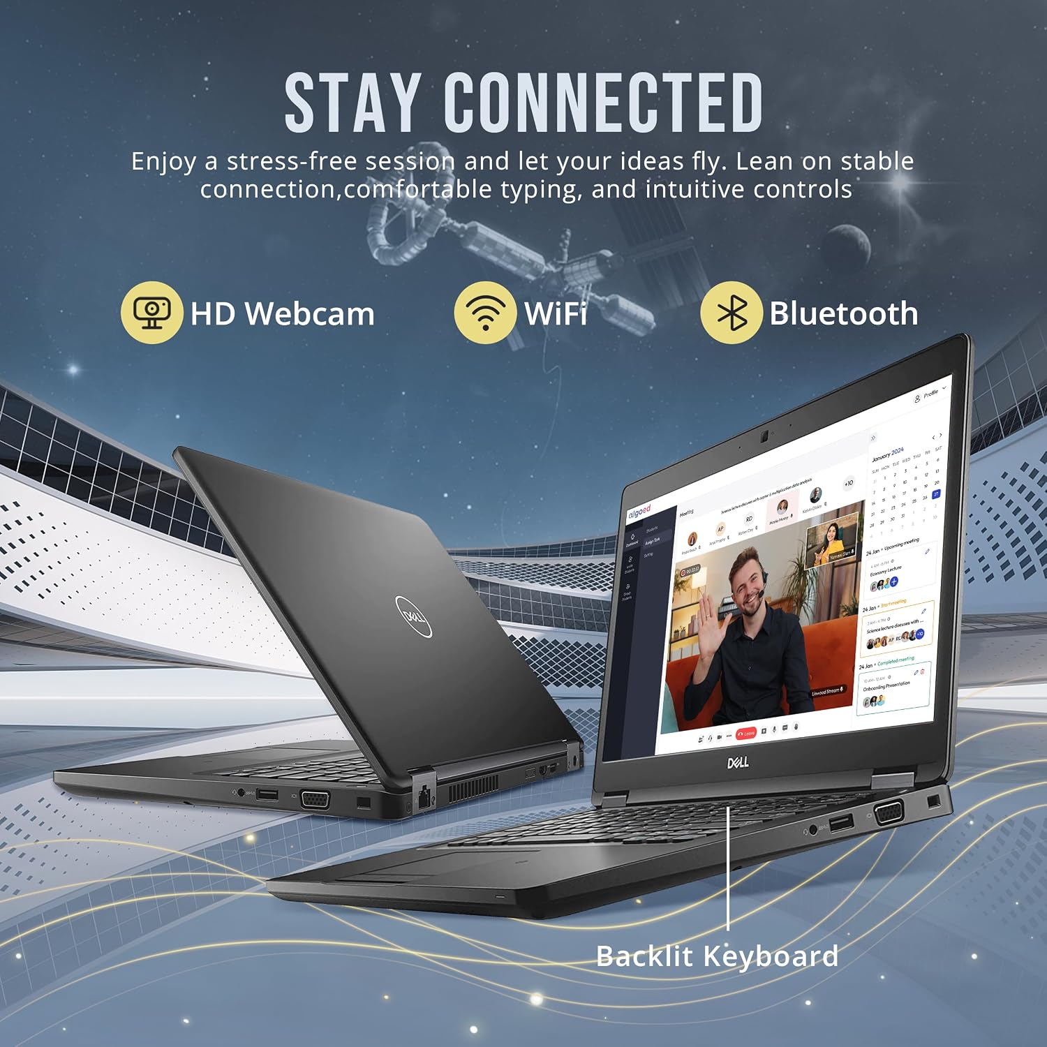 Dell Latitude 5490 14' FHD Business Laptop, Intel i5-8350U Processor, 16GB RAM, 512GB PCIe SSD, ‎Intel UHD Graphics, Backlit Keyboard, HD Webcam, Win 11 Pro, Black(Renewed)