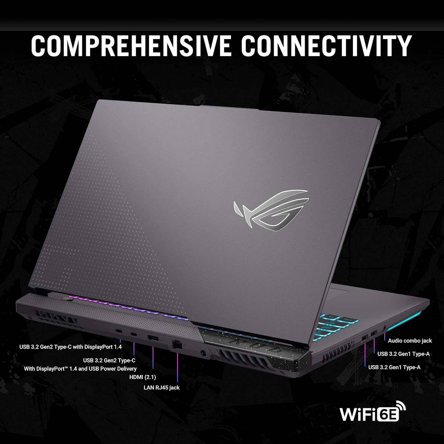 ASUS ROG Strix G17 (2023) Gaming Laptop, 17.3â€ QHD 240Hz, GeForce RTX 4070, AMD Ryzen 9 7945HX, 16GB DDR5, 1TB PCIe SSD, Wi-Fi 6E, Windows 11, G713PI-DS94 Eclipse Gray