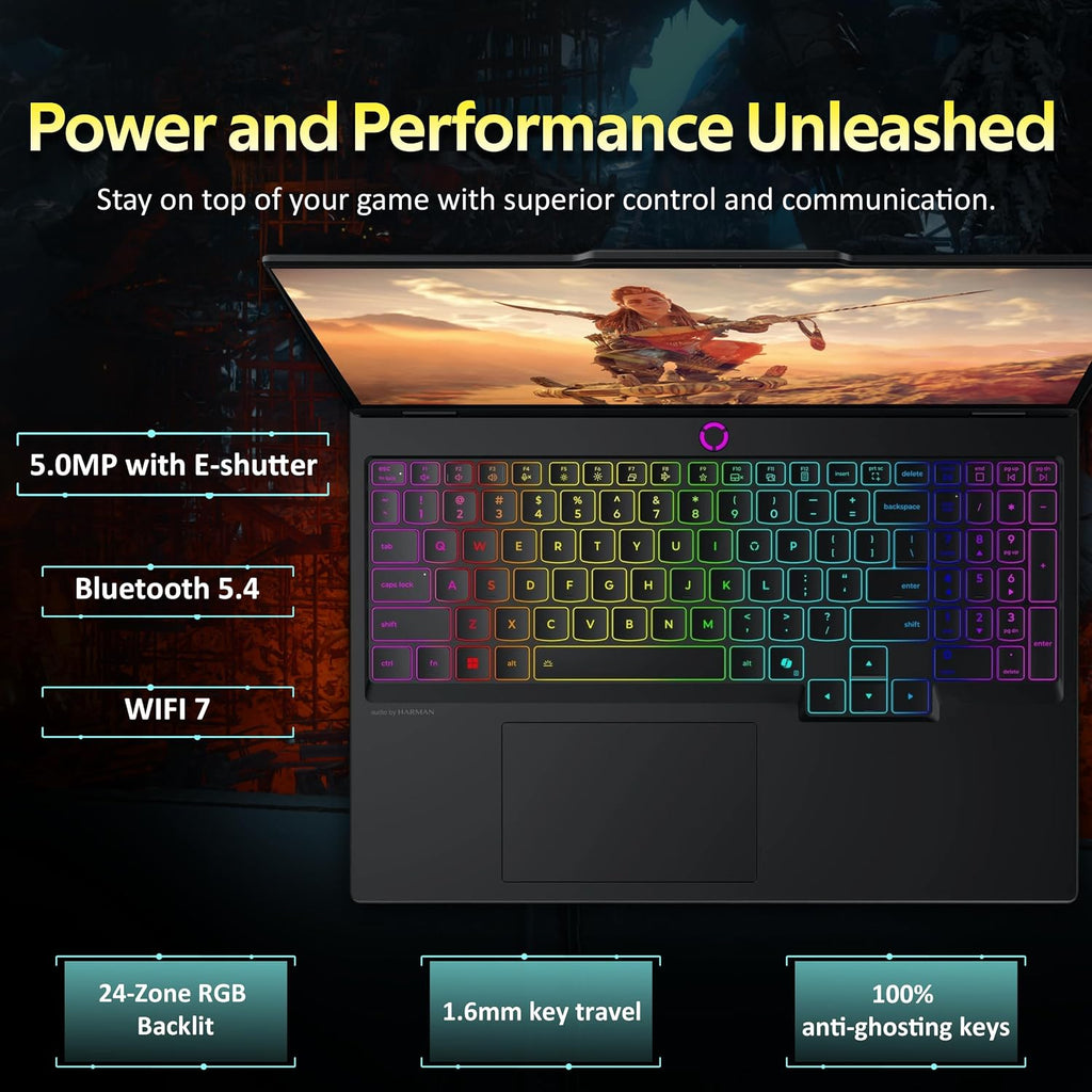 Lenovo Legion 5 15.1' WQXGA 165Hz Gaming Laptop, Intel i7-14700HX, 64GB DDR5, 2TB PCIe SSD, GeForce RTX 5060, RGB Backlit Keyboard, 5.0MP Camera, Wi-Fi 7, Win 11 Pro, Gray, 1TB Docking Station Set