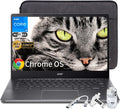acer Chromebook Plus 514 14' Touchscreen Business Laptop, Intel 8-Core i3-N305, 14inch IPS Widescreen LED-Backlit FHD, 8 GB LPDDR5, 1 TB SSD, Wi-Fi 6E, Bluetooth 5, FHD Webcam, Google AI, Chrome OS