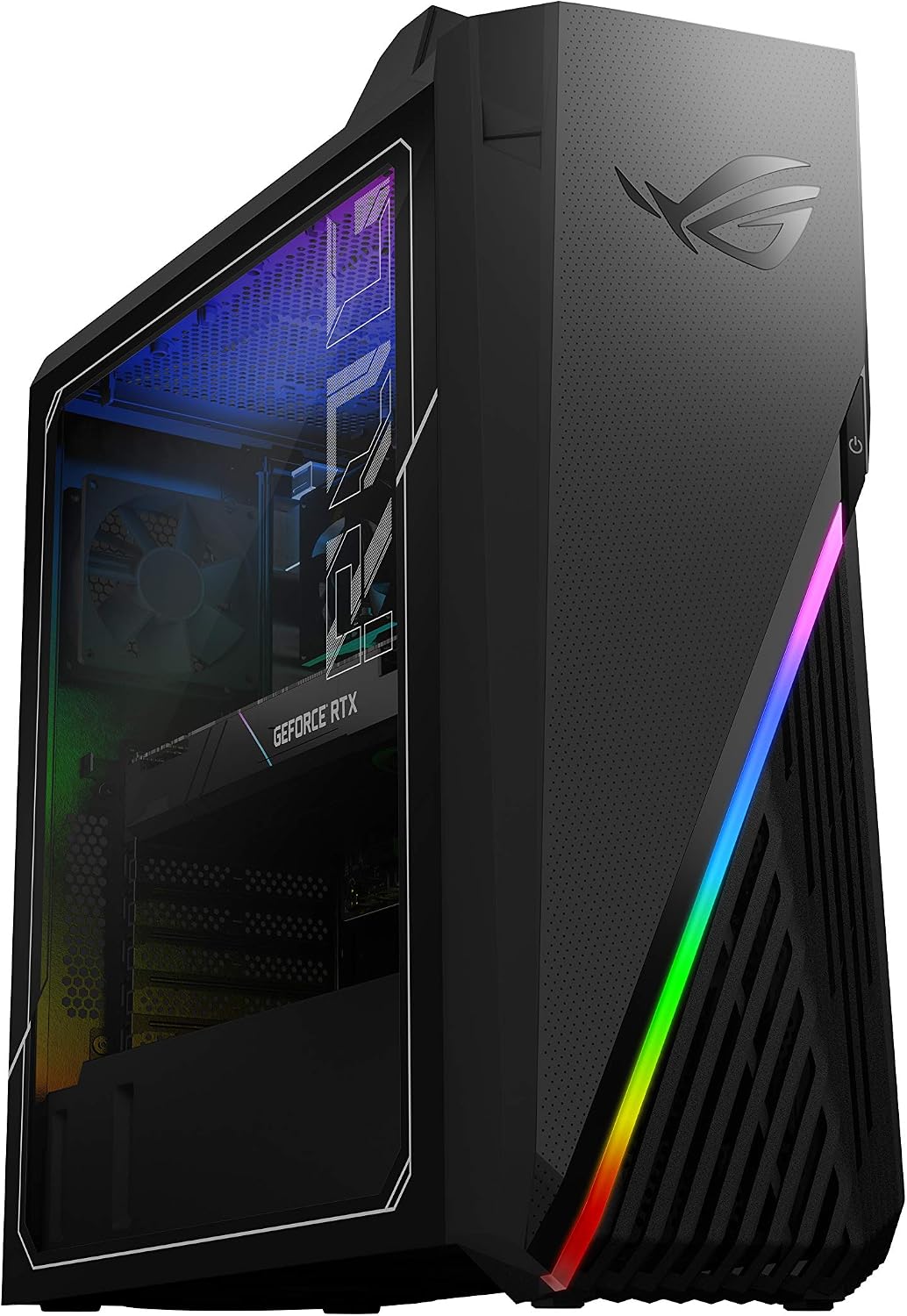 ASUS ROG Strix GA15DH Gaming Desktop PC, AMD Ryzen 7 3800X, GeForce RTX 2070 Super, 16GB DDR4 RAM, 512GB PCIe SSD + 1TB HDD, Wi-Fi 5, Windows 10 Home, GA15DH-AH772