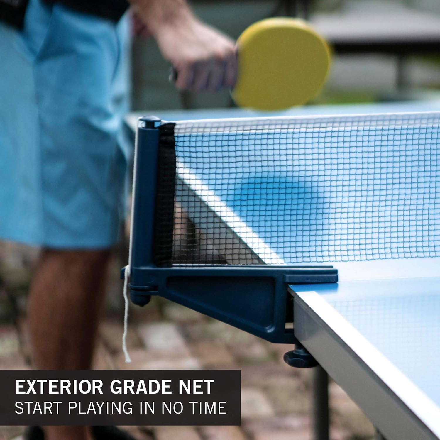 STIGA Outdoor Table Tennis Table – All-Weather Waterproof Aluminum Ping Pong Table with Net & Post, QuickPlay Assembly, 108' L x 60' W x 30' H