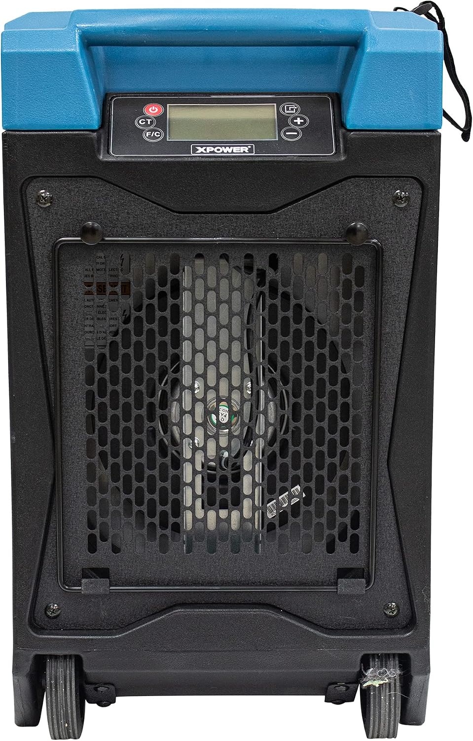 145-Pint LGR Commercial Dehumidifier with Auto Purge Pump, Handle and Wheels for Water Damage Restoration