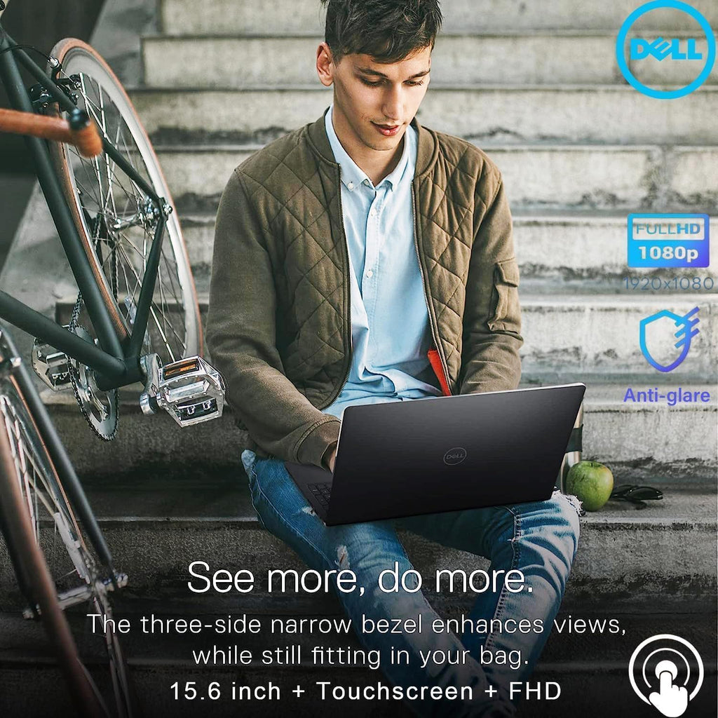 Dell 15.6' FHD Touchscreen Laptop | Intel 10-Core i5-1334U (Beat i7-1250U) | 2026 Edition | 8GB RAM | 256GB SSD | Windows 11 with Office 365 for The Web | All-Day Performance for Business & Study