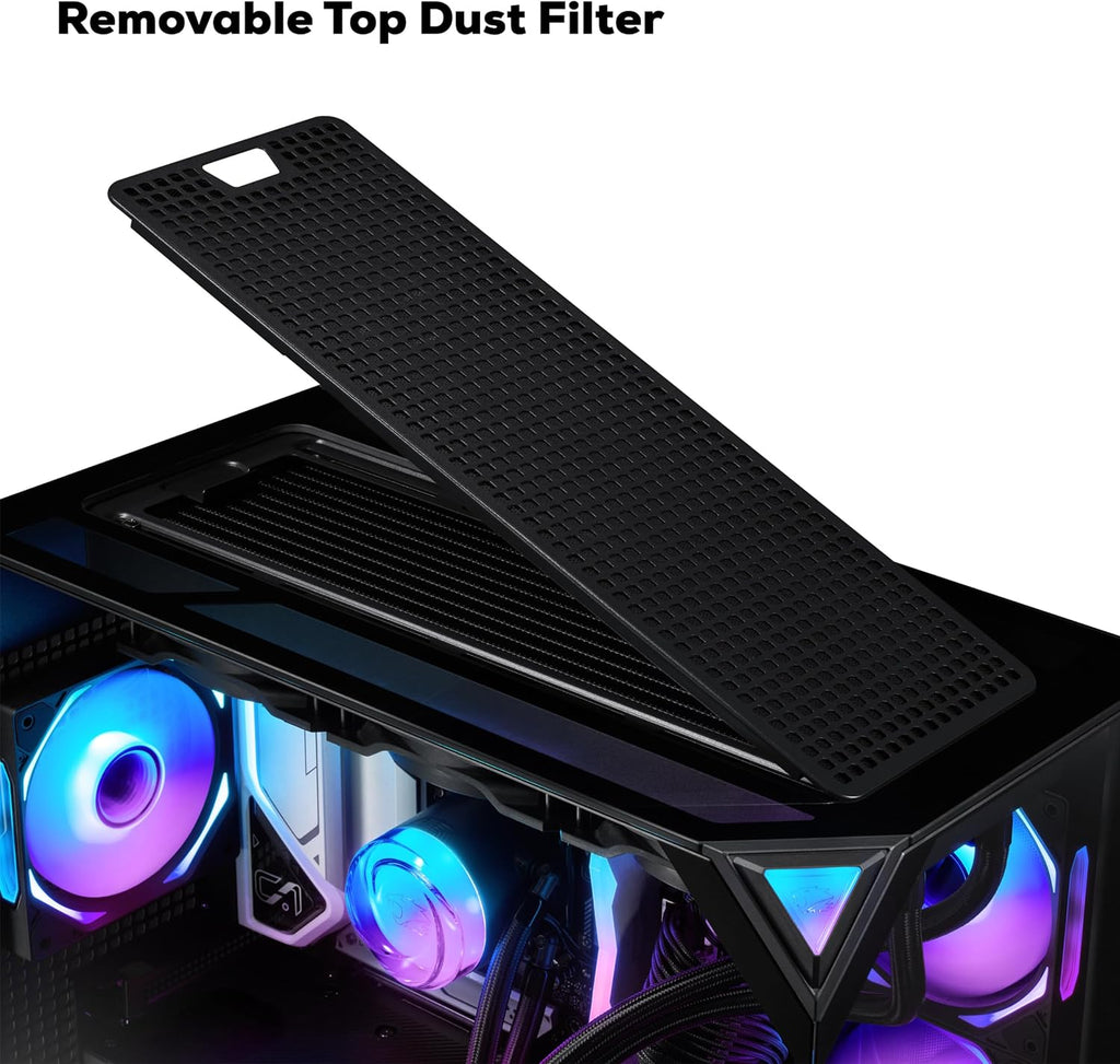 iBUYPOWER Element Pro Black Gaming PC Desktop Computer Intel Core i9 14900KF CPU, NVIDIA GeForce RTX 5070 12GB GPU, 32GB DDR5 RGB RAM, 2TB NVMe SSD, Windows 11 Home, Keyboard, Mouse - EPBI9N5701