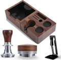 Breville Accessories Kit for Home Baristas 5pcs 54mm Calibrated Tamper, Coffee Distributor, Tamping Station, Knock Box, and WDT Tool