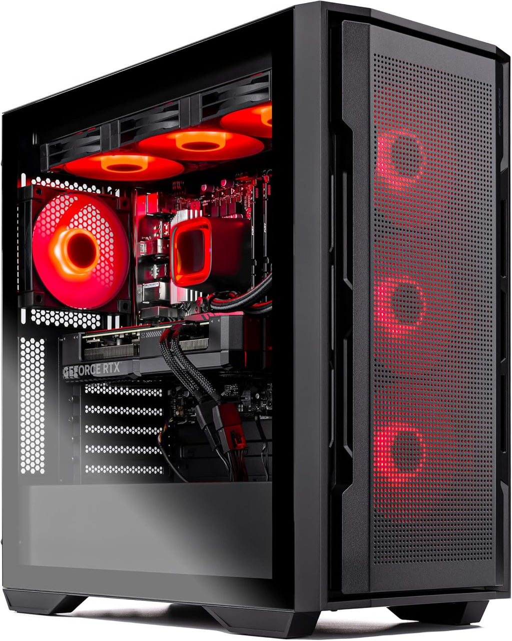 Skytech Gaming Rampage Gaming PC, Intel Ultra 7 265F 5.2GHz, NVIDIA RTX 5060 Ti, 1TB Gen4 NVMe SSD, 32GB DDR5 RAM 6000, 850W Gold ATX 3 PSU, 360 ARGB AIO, Wi-Fi, Win 11, Desktop