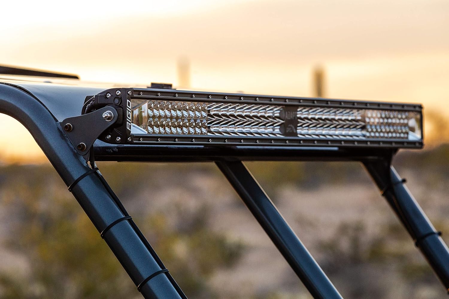 Rigid 290413 Adapt E-Series Led Light Bar 50 Inch - Has Built in GPS Guided Adapt Mode Lighting or All On 3 Optic Zone - Scene, Driving, Spot Beams.