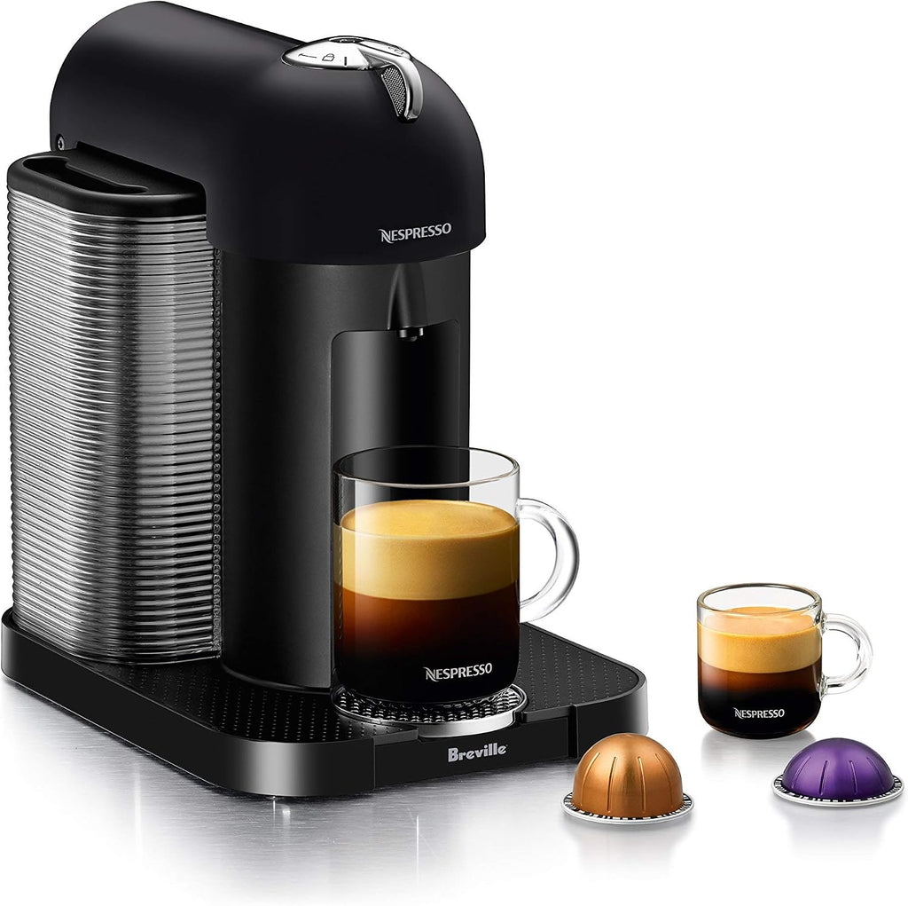 Nespresso Vertuo Coffee and Espresso Machine by Breville, Matte Black (Renewed)