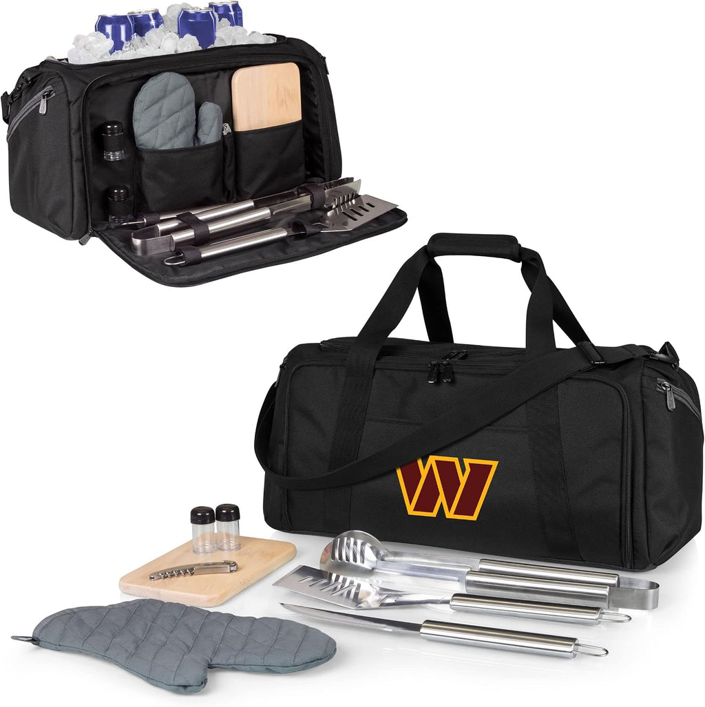 NFL BBQ Kit/Cooler Tote with Barbecue and Picnic Accessories