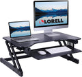 Lorell Adjustable Desk/Monitor Riser, Black