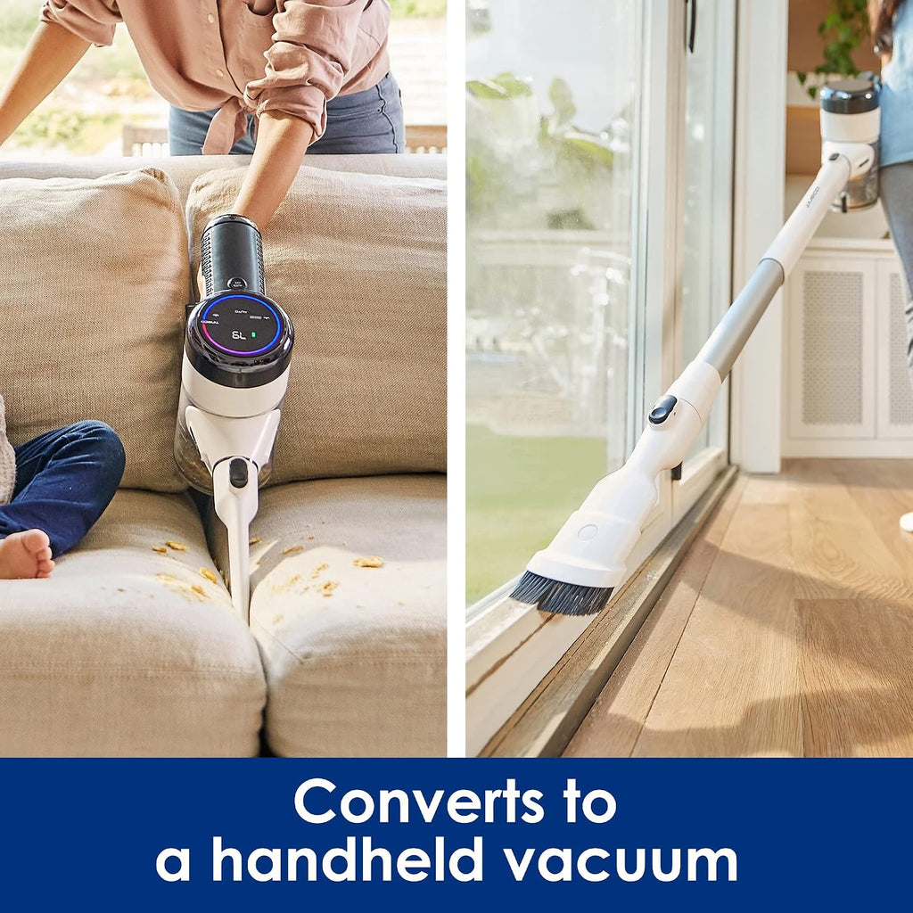 Tineco Smart Cordless Vacuum Cleaner, Stick Vacuum with Anti-Tangle Brush & Fade-Free Suction, Deep Clean for Hard Floor & Carpets, Pet Hair Cleaning with Led Headlights