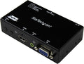 StarTech.com 2x1 VGA + HDMI to HDMI Switch / Selector Box - 1080p Multi Video Input Automatic Switcher - 2 Computers In 1 Monitor Out, TAA (VS221VGA2HD)