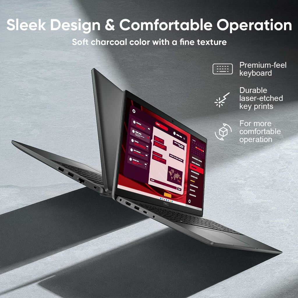 Dell Latitude Laptop Computer for Business, Intel Ultra 7 155U (12C/14T), 32GB DDR5, 1TB SSD, Backlit Keyboard with Fingerprint Reader, 15.6' FHD, WiFi 6, 2X 4K Output, Windows 11 Pro, Carbon Black