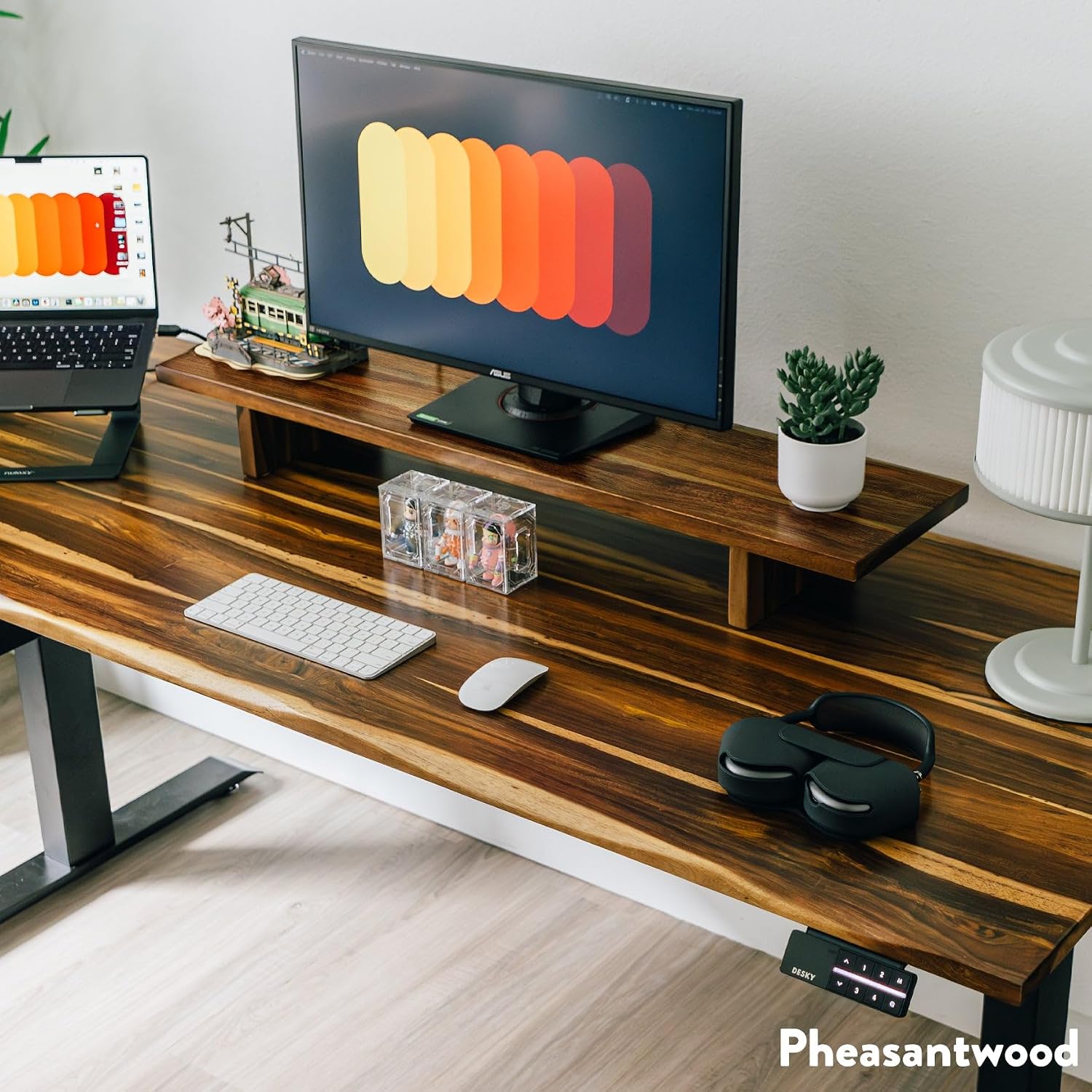 Desky Monitor Stand - Acacia Softwood
