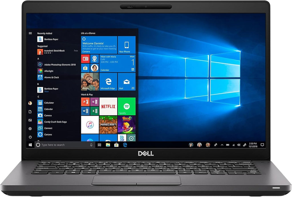 Dell Latitude 5400 Business Laptop, 14'' (1920x1080) FHD Notebook, Intel Core i5-8365U, 16GB RAM, 512GB SSD, CAM, Bluetooth, windows 11 Pro (Renewed), Black