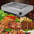 KnoRRs Electric Table Top Griddle, Electric Smokeless Portable BBQ Barbecue Grill Indoor Cooking Grill, Grease Tray, for Kitchen Dinner Party Camping Festival Cooking, Grill Surface 820x303 mm, 700