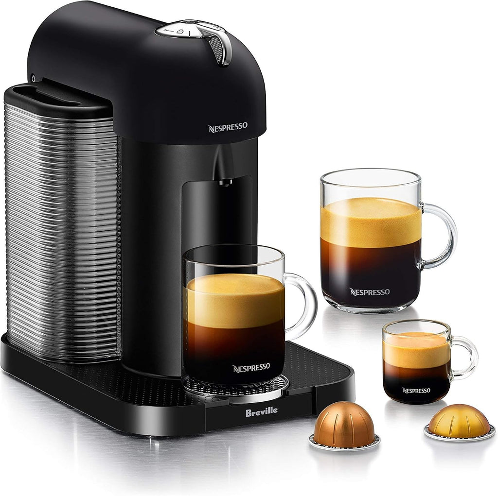 Nespresso Vertuo Coffee and Espresso Machine by Breville, Matte Black (Renewed)