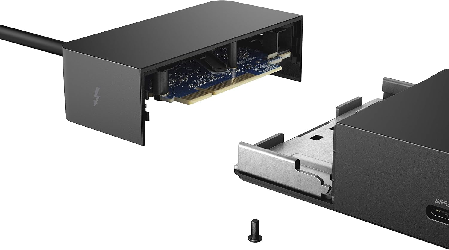Dell WD19TB Thunderbolt Docking Station with 180W AC Power Adapter (130W Power Delivery), Black