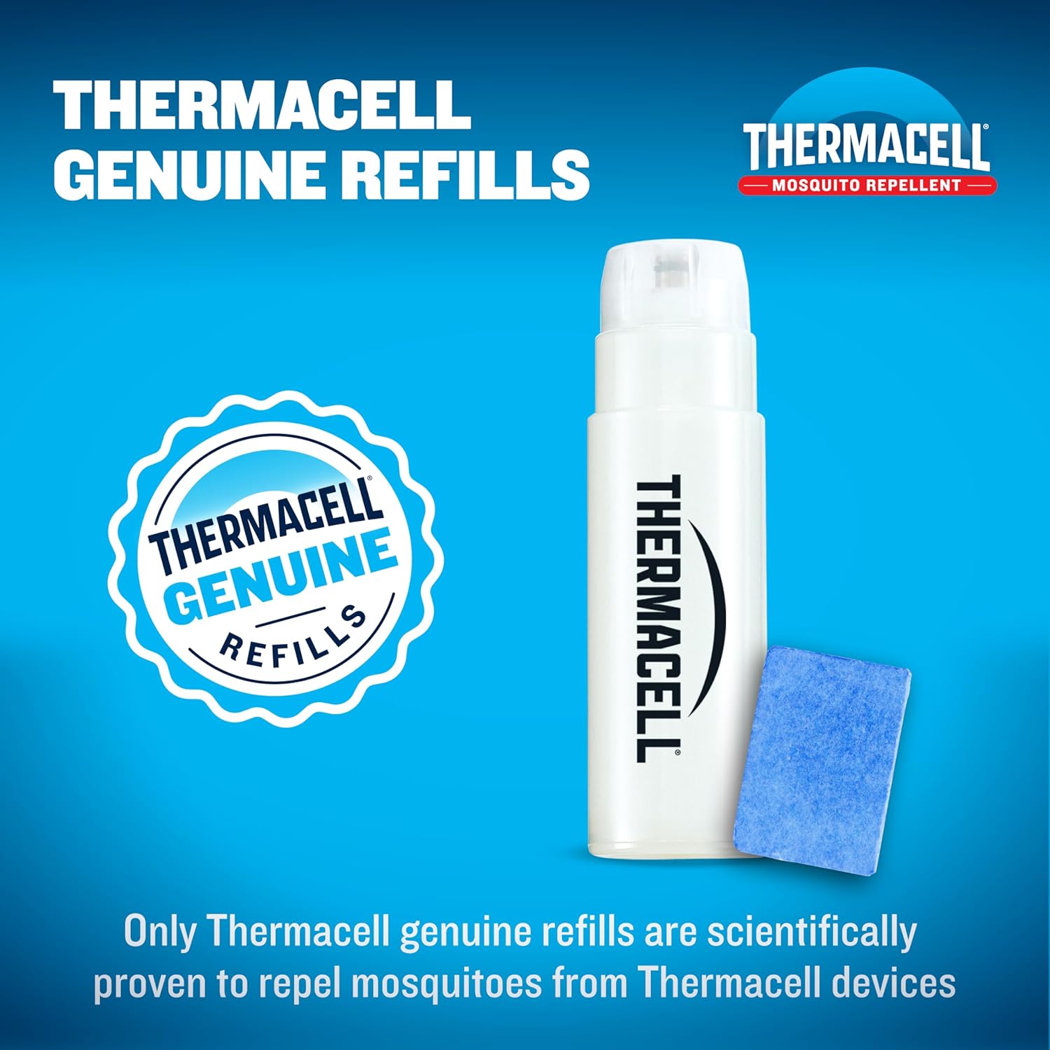 Thermacell Mosquito Repellent Refills; Compatible with Any Fuel-Powered Thermacell Repeller; Highly Effective, Long Lasting, No Spray or Mess; 15 Foot Zone of Mosquito Protection