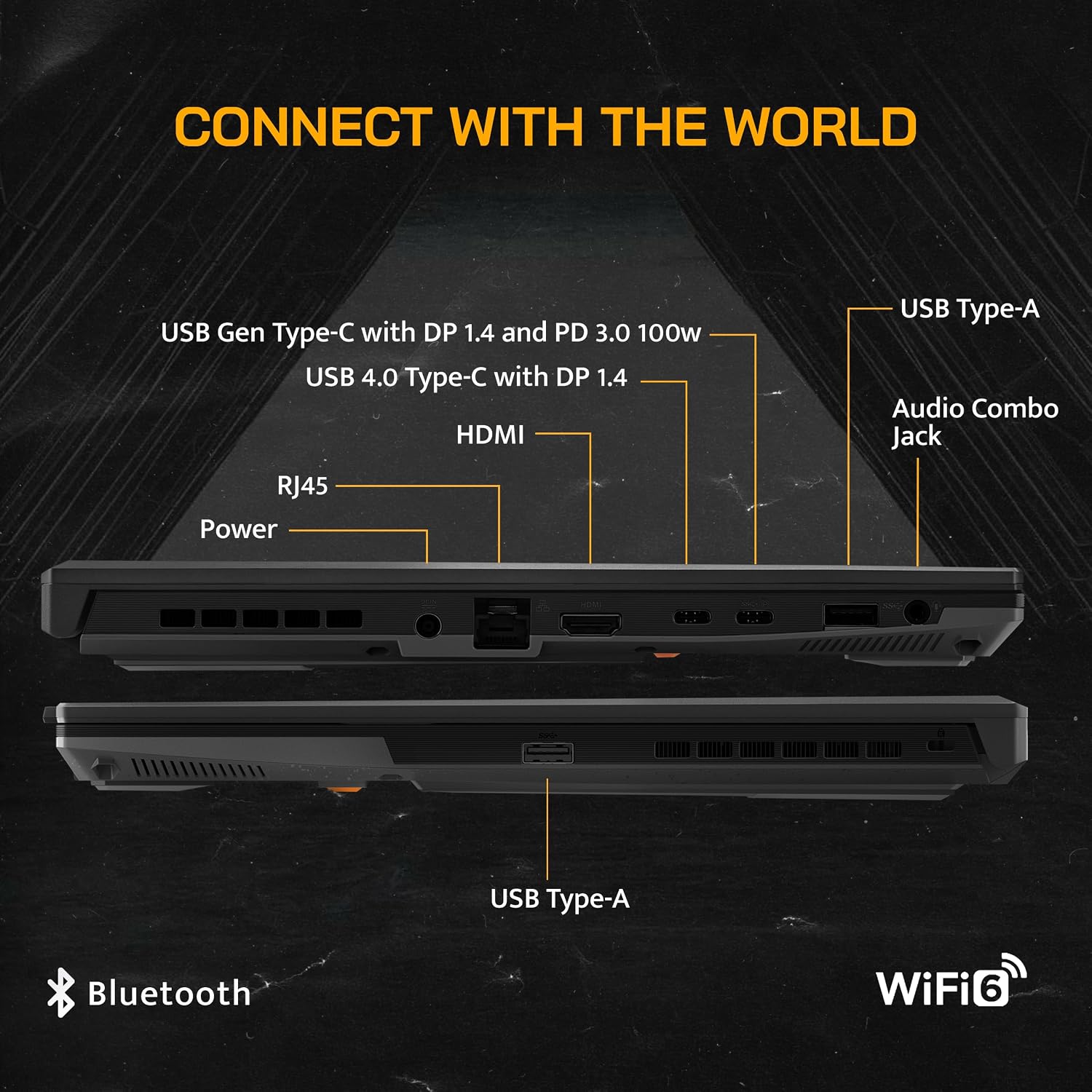 asus TUF A16 16'' FHD 165Hz Gaming Laptop, AMD Ryzen 7-7735HS, Radeon RX7600S V8G Graphics, 16GB DDR5 RAM, 512GB PCIe SSD, RGB Backlit Keyboard, Wi-Fi 6, HD Camera, Black, Win 11 Pro, 32GB USB Card