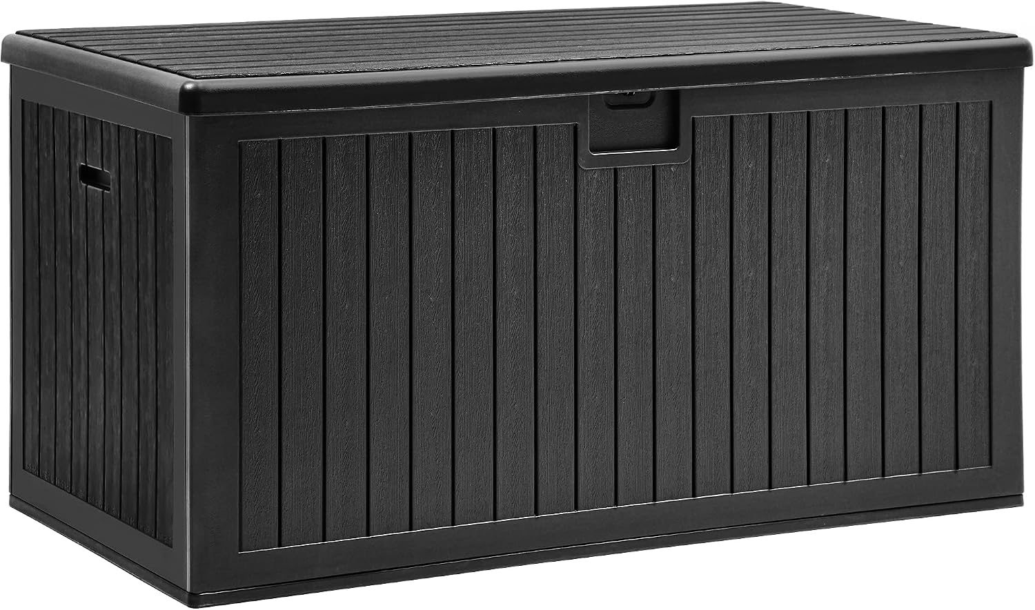 YITAHOME XXL 260 Gallon Large Deck Box,Outdoor Storage for Patio Furniture Cushions,Garden Tools with Flexible Divider,Waterproof,Lockable (Black)