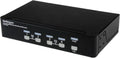 StarTech.com 4-Port KVM Switch for DVI Computers - 1U Rack-Mount KVM Switch with Audio - DVI KVM switch -2 port - 1U , TAA (SV431DVIUA)