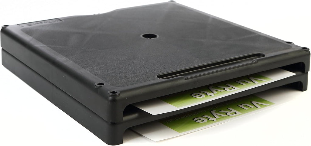 Vu Ryte Stackable 1 Inch Computer Monitor Riser Stand, VuRyser 1, Black, VUR 2455 (48-Pack)