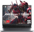 MALLRACE Gaming Laptop,16 Inch FHD Display Laptop with AMD Ryzen 7 7735HS Processor up to 4.7GHz,16GB Ram DDR5 4800MHz 512GB SSD Notebook with Backlit Keyboard