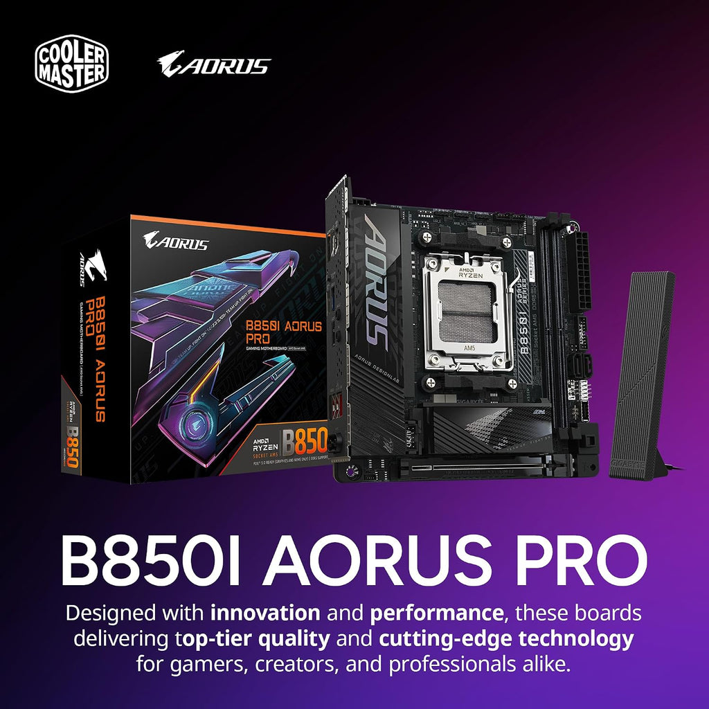 Cooler Master NR2 Pro Gaming PC – AMD RYZEN 7 9800X3D, NVIDIA GeForce RTX 5070 Ti 16GB, 32GB DDR5 6000MHz, 2TB Gen4 M.2, Windows 11, V850 SFX Gold PSU, Compact Mini ITX Desktop PC