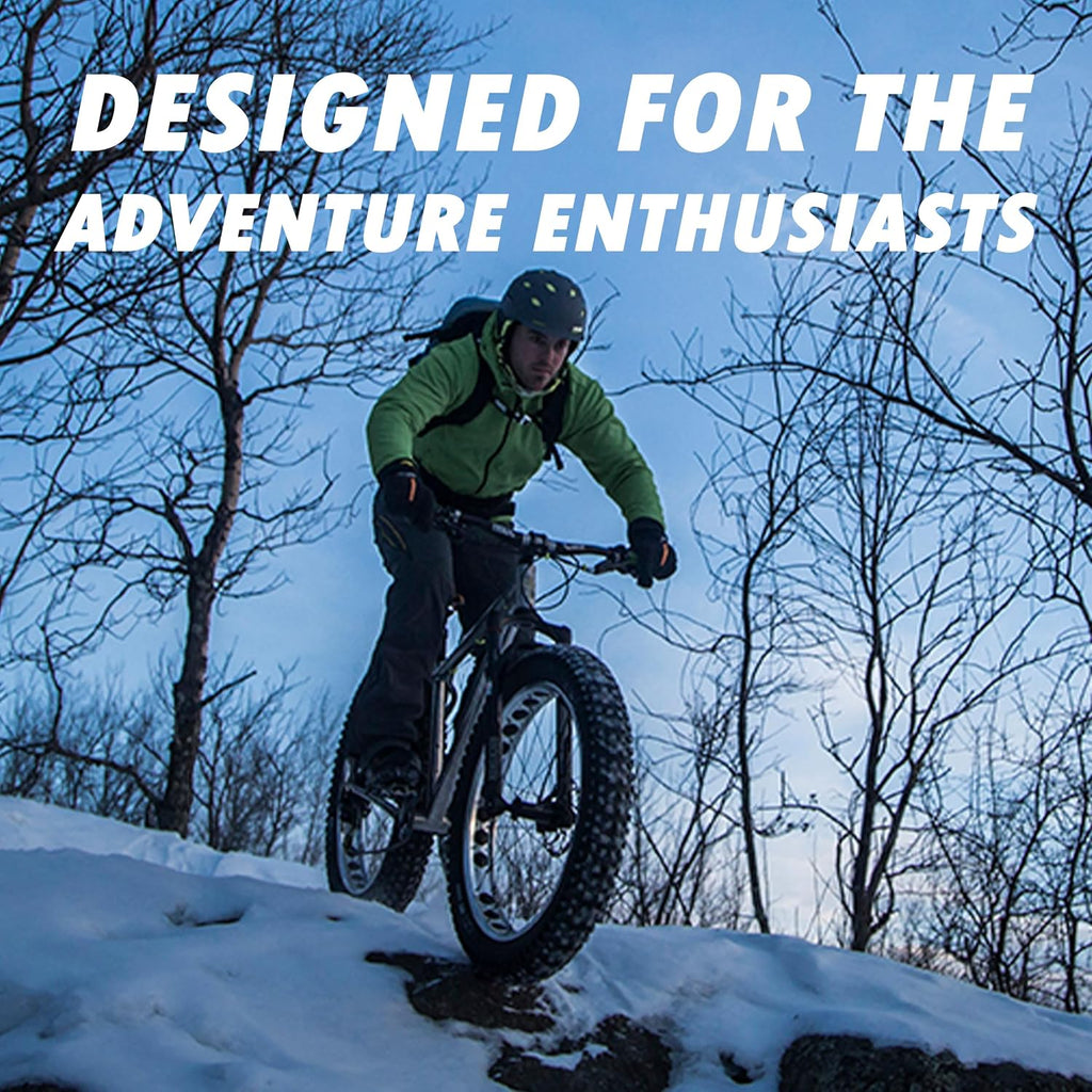 Fat Bike Tire by Terrene - Cake Eater Tubeless, Stud Capable, Fast Rolling Fat Tire - All Season Bike Accessories for Fat Tire and E-Bikes