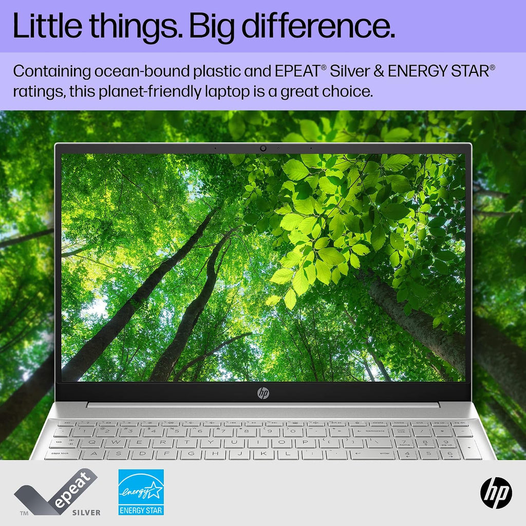 HP Pavilion 15 inch Laptop, FHD Touchscreen, 13th Generation Intel Core i5-1335U, 8 GB RAM, 512 GB SSD, Intel Iris Xe Graphics, Windows 11 Home, 15-eg3010nr (2023)
