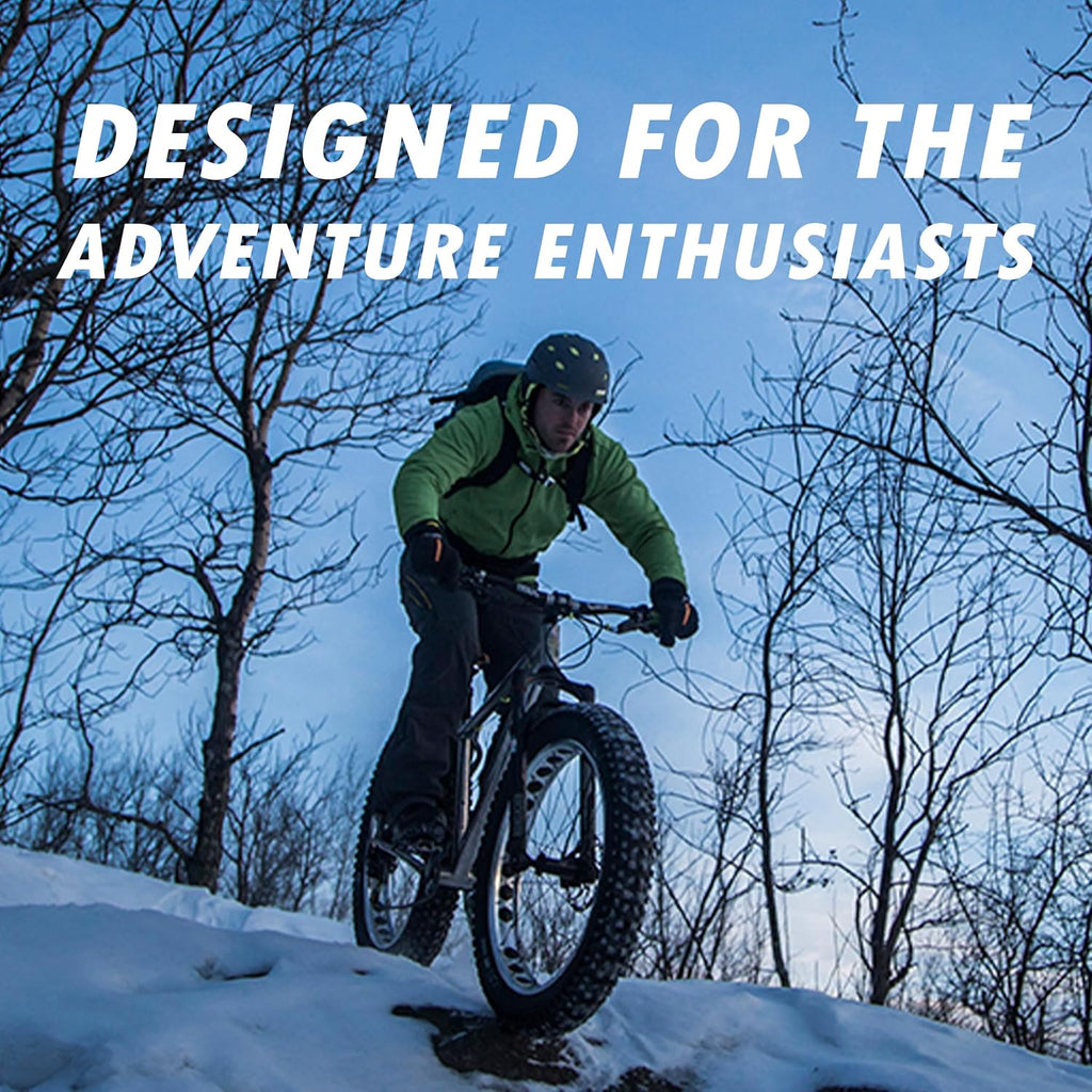 Fat Bike Tire by Terrene - Cake Eater Tubeless, Stud Capable, Fast Rolling Fat Tire - All Season Bike Accessories for Fat Tire and E-Bikes