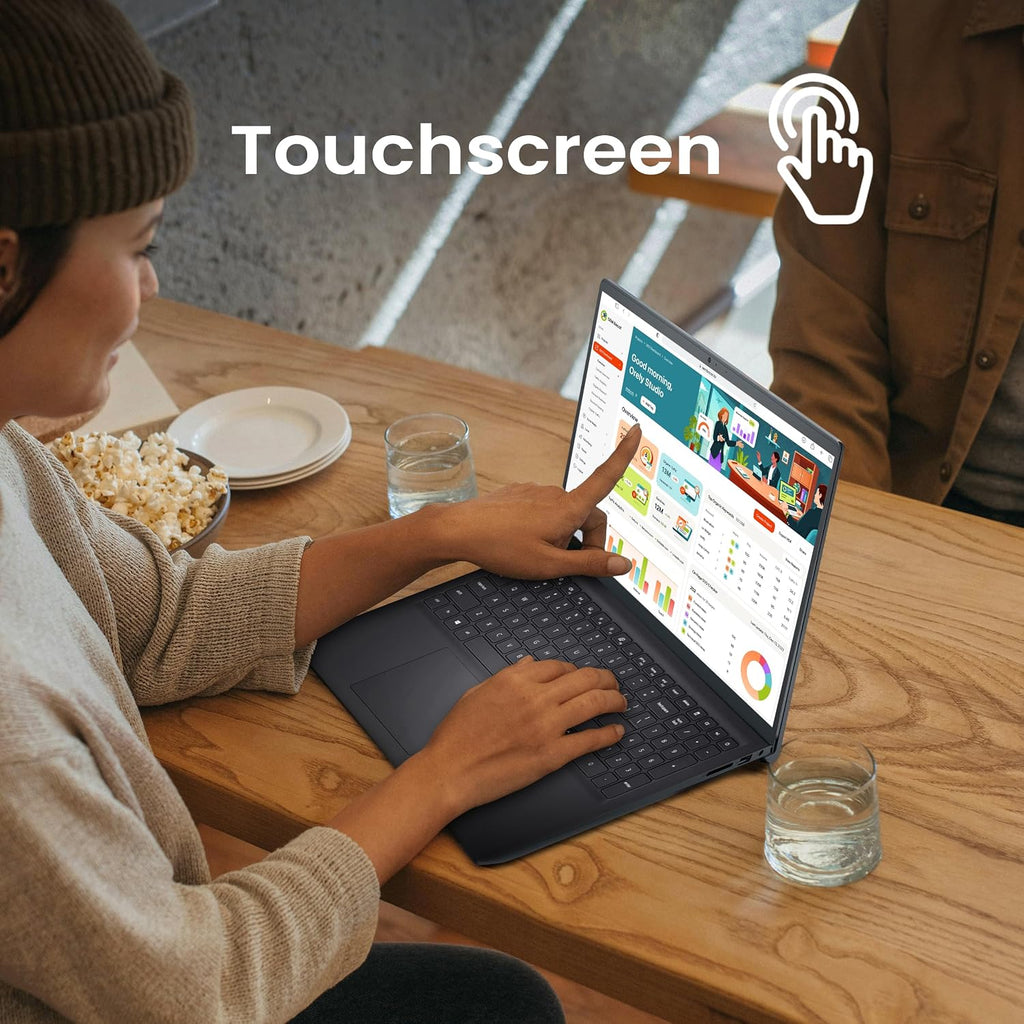 Dell Inspiron 15.6' FHD Touch Laptop, Intel i7-1255U Processor, 32GB RAM, 1TB SSD, Numeric Keypad, HD Camera, WiFi, HDMI, Iris Xe Graphics, Win 11 Pro, Black
