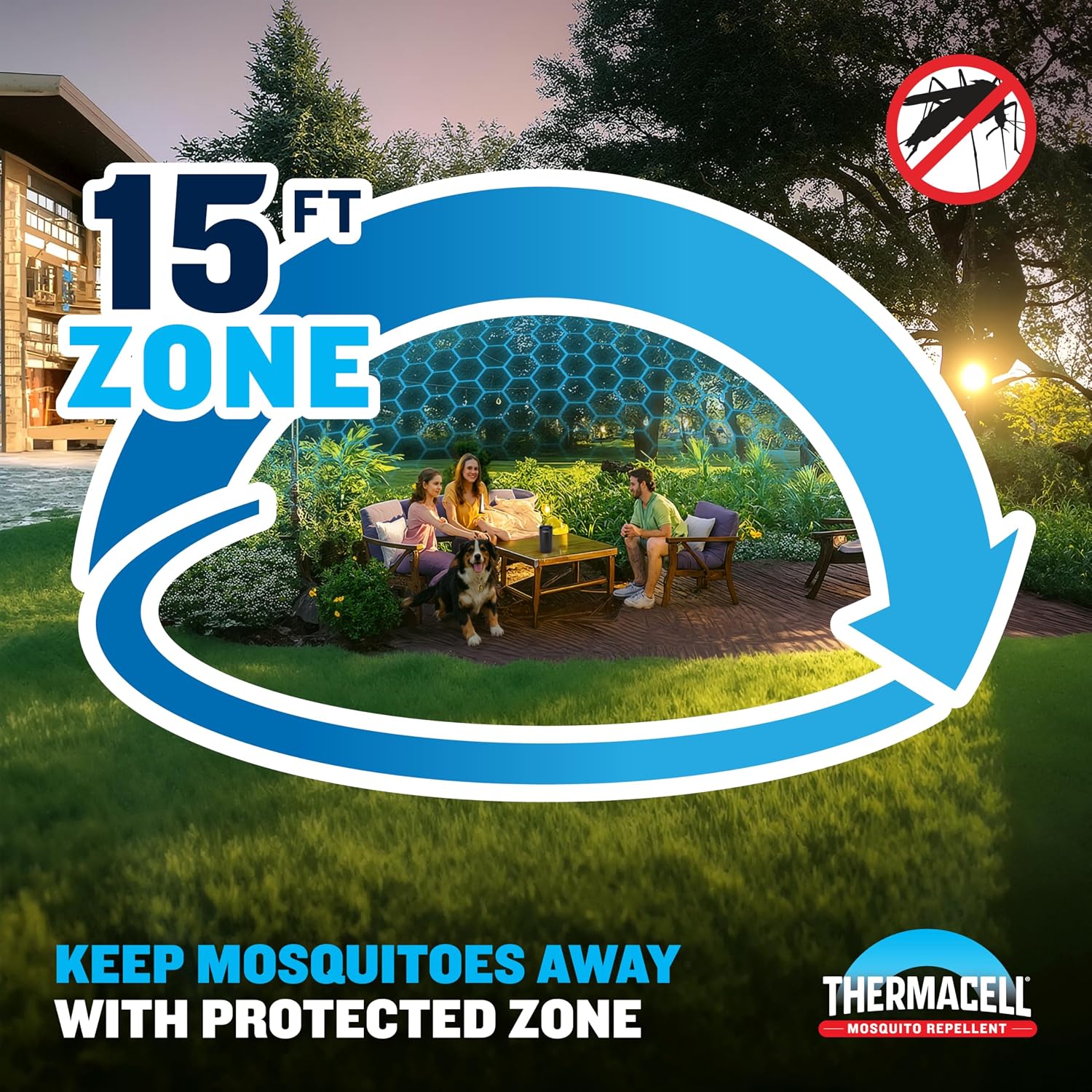 Thermacell Mosquito Repellent Refills; Compatible with Any Fuel-Powered Thermacell Repeller; Highly Effective, Long Lasting, No Spray or Mess; 15 Foot Zone of Mosquito Protection