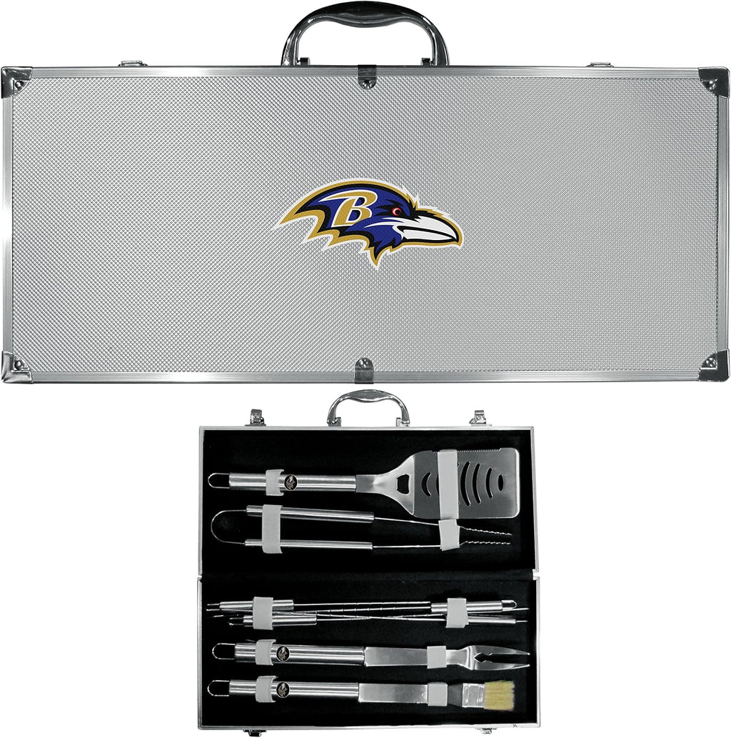 Siskiyou NFL 8 Piece BBQ Set with Case